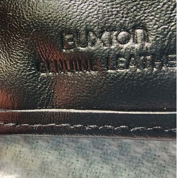 Buxton Men's Black Leather Wallet - Picture 9 of 10